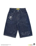 Shorts Y2K Pants Harajuku Hip-Hop Printed Baggy Denim Shorts Summer Neo-Gothic-Outfit