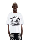 House T-Shirt White Vic Short-Sleeved SHOOTING HOUSE TEE WHITE Same Printed