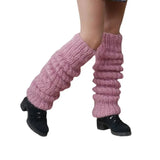 Women Lolita Knitted Socks Fall Winter Leg Warmers Kawaii Harajuku Thermal Stockings Thigh High Socks Woman Female Lingerie-Outfit