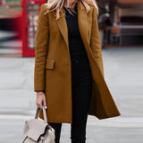 Spring And Autumn Station In The Long-Term Large-Size Hairy Female Coat Ebay Coat