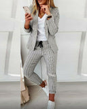 New Lattice Casual Suit Suit Suit Suit Women's