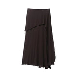Spring New Round Neck Solid Color Loose Female Design Sense Niche Knitting Shirt