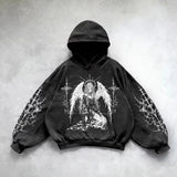 Wash Hooded Hoodie Hoodie Winter High Street Men And Women With The Same Shirt