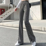 Spring Autumn White Wide Leg Women's Pants Korean Style High Waist Thin Suit Pants Straight Loose Sagging Feeling