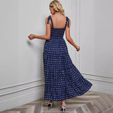 Shooting 2026Wish Spring Sexy Bareback Print Holiday Wind Sling Dress