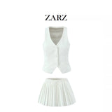 Homemade New Women's Sleeveless Buttoned