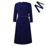 New Women's Fashion Elegant Pressure Skirt Elegant Solid Color Large