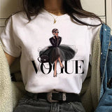 Harajuku Female Tshirt Gothic Flame Heart Print Short Sleeve Tops & Tees Fashion Casual T Shirt Women Clothing T-shirts