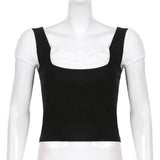y2k y2k Patchwork Crop Top Cute Sweet T Shirt Short Sleeve Summer New Pullovers Basic Harajuku Tshirt Women Korean