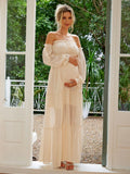 2026 Spring And Summer New Elegant Holiday Women's Temperament Pregnant Women's