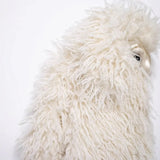 Winter New Temperament Simple Collar Long-Sleeved Artificial Fur Warm Coat