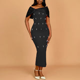 Spring/Summer Sweet Spicy Wind Bow Tectorial Dress Party Wine Stud Bag Butt