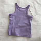 Women Tank Tops Sexy Cropped Top Female Women Summer Camisole Camis Black White Sport Clothes For Women-Outfit