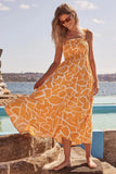 Summer Women's Commuting Sleeveless Hottie Prints Long Sling