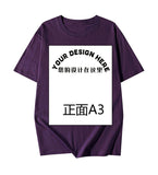 Pattern Printed T-Shirt Small Batch Order Stable Short Sleeve Top