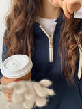 Style Gray Hooded Hoodie In Autumn And Winter 2023-Outfit