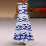 Floral Print Boho Casual Long Dress Summer Clothes For Women V-neck Sexy Off Shoulder Ladies Dresses Plus Size Maxi