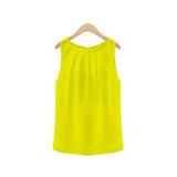 New Women Feminine Clothes Tank Tee Tropical Sexy Chiffon Plus Size Female Casual Base Tops S-XXL 6