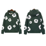 Printed Flower Wood Cotton Loose Sweater Y2K Hip Hop Street Pullover For Leisure-Outfit