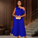 Shoulder Collar High-Rise Dress Party Party