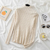 Winter Pullover Turtleneck Women Sweaters 2022 Cashmere Warm Slim Tops Sweater Knitted Jumper Solid Soft Pull Femme