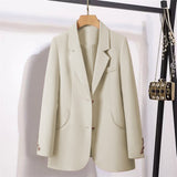 Toloer And Autumn Suit Jacket Female Small Man 2024 Spring And Autumn New Korean Version Temperament Goddess Fan Small Leisure Small Suit-Outfit