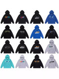 Chao Brand Trapstar Sweater Men's Couple Ins Street Loose Hoodie Men In Autumn And Winter-Outfit