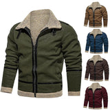 Order 2025 New Thick Haired Man Coat Long Coat Wish Imitation Leather Velvet Japan And South Korea