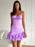 Women's Summer New Sexy Folded Skirt Sling With Dress Dress Dress Dress