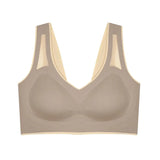 M-6XL Plus Size Bras Sports Vest Underwear Home Tops Seamless Push Up Women's Bra Sexy Splicing
