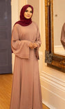 Basic Solid Color Robe Dress