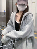 Color Hip Hop Oversized Zipper