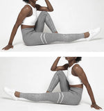 Women Leggings No Transparent Metallic Foil Print Leggings Exercise Fitness Patchwork Push Up Female