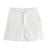 And Summer New High-Rise Thin Sicilian Vest Wearing Loose Shorts Two