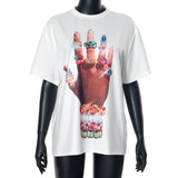 Women's Summer Same Style In The Wind Loose Simple Tide Brand T-Shirt