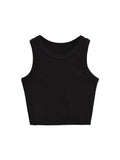 Base Vests 2024 Summer New Fashion Sexy Women's Crop Tops Sling Vest Camis-Outfit