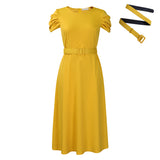 Women's 2025 Summer New Fashion Elegance Elegant Short Sleeve Irregular African