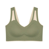 M-6XL Plus Size Bras Sports Vest Underwear Home Tops Seamless Push Up Women's Bra Sexy Splicing