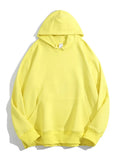 Women Hooded Sweatshirts Pullover Oversized Thick Solid Loose Cotton Sweatshirt Vintage Winter Hoodies Women Overzise