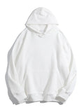 Women Hooded Sweatshirts Pullover Oversized Thick Solid Loose Cotton Sweatshirt Vintage Winter Hoodies Women Overzise