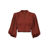 Women's Loose Casual Collar Tie Medium Long-Term Wind