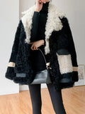 2022 New Women's Winter Lambswool Jackets Composite Sheep Shearling Fur Coat Winter Women's Warm