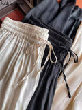Wide Leg Pants Women's Clothing High Waist Print Trousers Chinese Style Straight Fashion Pantalon Femme 2023 New