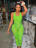 Fashion Bodycon Rompers Womens Jumpsuits Backless Sleeveless Jumpsuit Blue Black One Piece Outfit Jumpsuits Women