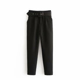 Office Ladies Long Sleeve Blazer + Trousers 2 Piece Set Blazer Suit Fashion Women's Pant Suit Simple Solid Color