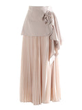Skirt 2025 Autumn And Winter New Ocean Gas Folding Small High-End Rose Half-Body Skirt