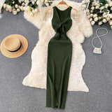 Women's Summer New Sexy Kinesith Heart-Scuttered Fashion Two-Pin Knitted