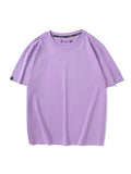 Oversized T shirt Women Cotton 220g Solid Loose O Neck Black Tops Women 2022 Tees Ladies Oversize Boyfriend Tshirt