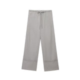 Homemade New Women's Classic Pure Linen Wide Legs