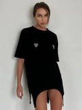 Blouse Women Wear Four Seasons Fashion Irregular Long-Sleeved T-Shirt Hot